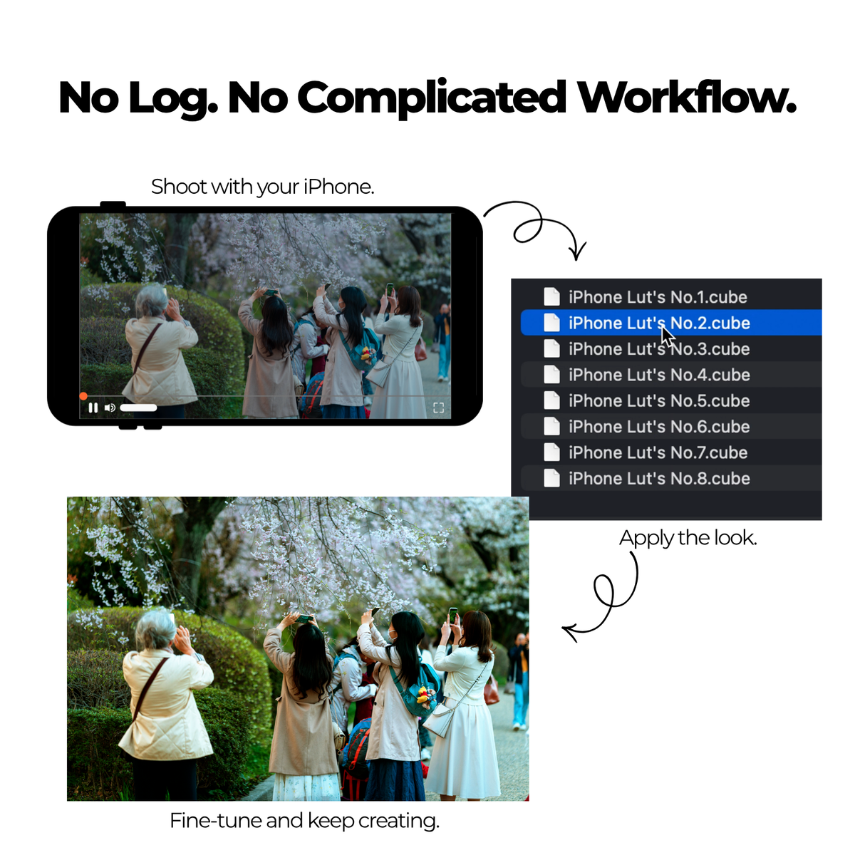 Cinematic iPhone Video LUTs